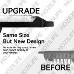 Flush Mount LED Pod Lights, 2PCS 40W Bumper Light Spot Backup Reverse Lights Off-Road Driving Fog Work Lighting 6 Inch LED Light Bar for Truck ATV UTV Boat (White)